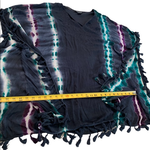 Fashion Fuse Boho Tassel Cover Ups Size Medium - Picture 14 of 17
